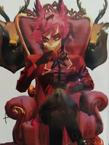 Hazbin Hotel fumetto giapponese Doujinshi: Alastor B/N 26p A5 - tutte le età - Foto 1 di 4