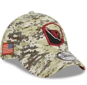 Cappellino flessibile mimetico Digi Salute To Service Arizona Cardinals 39Thirty New Era M/L - Foto 1 di 6