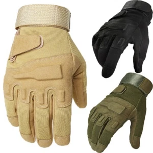Tactical Military Gloves Motorcycle Hunting Shooting Gloves Full Finger Gloves - Picture 1 of 16