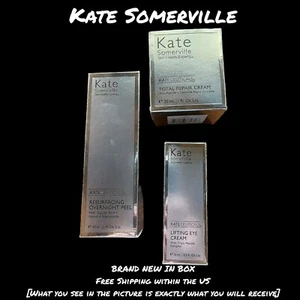 Crema de ojos Kate Somerville KateCeuticals reparación total exfoliación nocturna nueva en caja - Imagen 1 de 1
