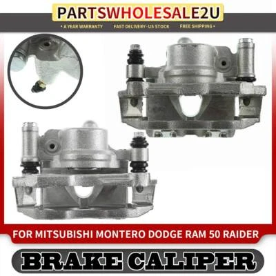 2x Pinza de freno delantera derecha y derecha con soporte para Dodge Ram 50 Raider Mitsubishi Foto 1 de 4