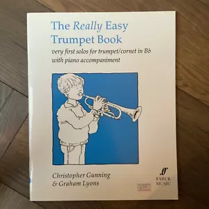 The Really Easy Trumpet Book for Bb Trumpet Fabre Music incl Piano Accompaniment - Picture 1 of 4