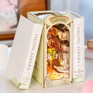 Rolife Book Nook DIY Casa de Muñecas Puzzle Madera para Adultos como Regalos con LED - Imagen 1 de 6