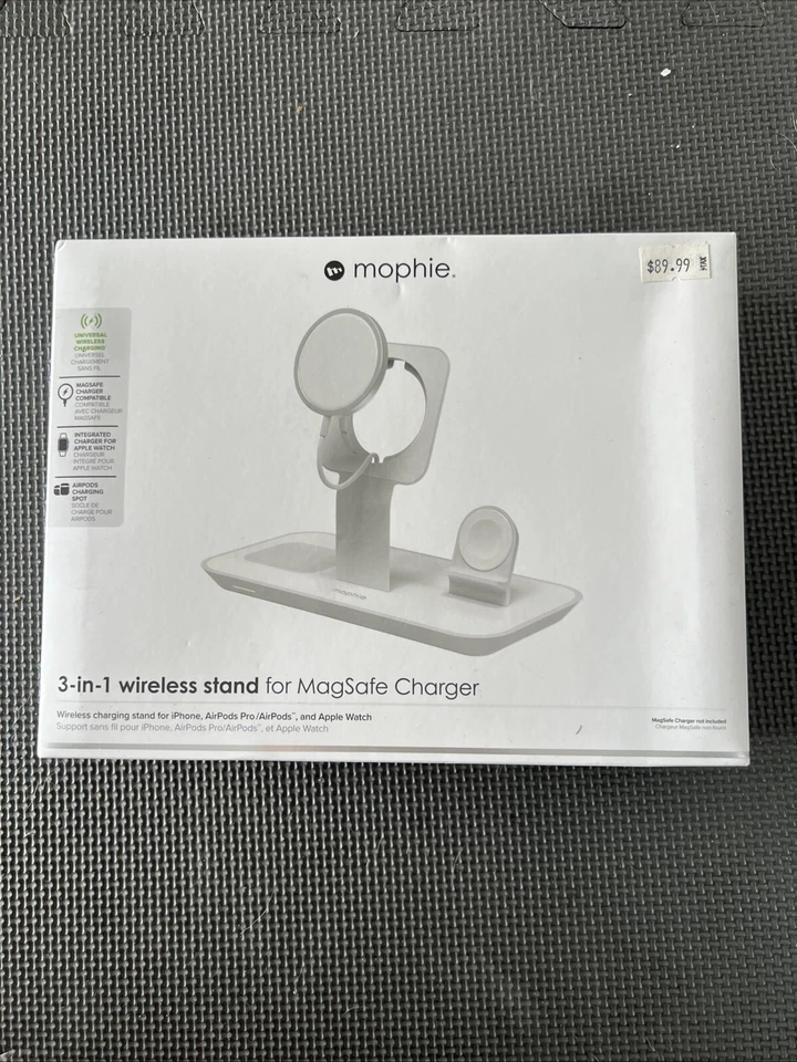 mophie Magsafe Wireless Charge Stand, White (MagSafe charger not included) - Image 1 of 1