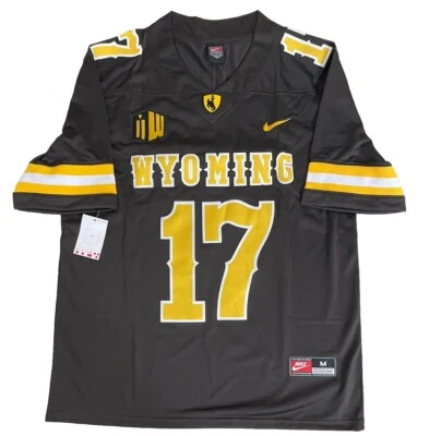 Josh Allen Wyoming RARE Football Jersey M Medium New Stitched Buffalo Bills - Image 1 of 4