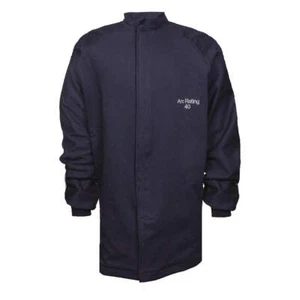 NATIONAL SAFETY APPAREL C04UQUQ402X32 Flame-Resistant Jacket,Navy,2XL 54YR18 - Picture 1 of 2
