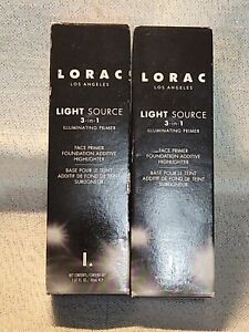 Lorac Light Source 3n1 Illuminating Primer Face 30ml or Mattifying 50ml NIB! Pic