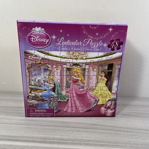 Disney Princesses Puzzle Lenticular Aurora Cinderella Belle 48 pc New! - Picture 1 of 6