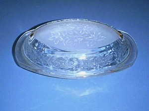 PRINCESS HOUSE Oval Individual Glass Casserole Dish with Cover FANTASIA pattern - Picture 1 of 8