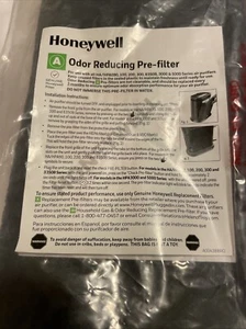 Honeywell A Odor Reducing Pre-Filter  3 In Package W12 - Picture 1 of 5