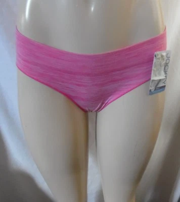 3 JOCKEY SPORTIES 2137 BIKINI PANTIES 1-PINK, 2-WHITE SEAMFREE NYLON POLY SPX 6 - Image 1 of 4