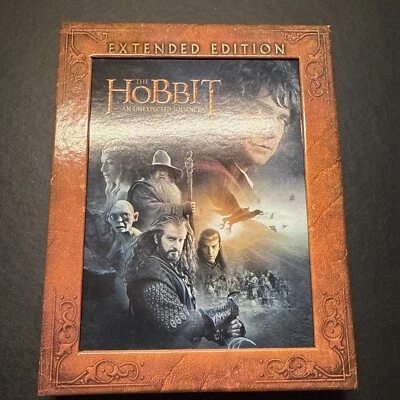 The Hobbit: An Unexpected Journey (Extended Edition) (Blu-ray) 3 Discs 2013 - Image 1 of 3