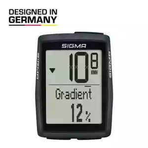 SIGMA BC 14.0 WR Wired Bike Computer w/ Altitude Tracking 14 Functions Backlight - Picture 1 of 12