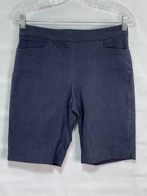 Pantalones Cortos Bermudas GEORGE Para Mujer Talla S 4-6 Azul Elastizados Bolsillos Foto 1 de 4