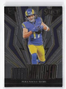 2023 Panini Select Puka Nacua RC #TUR-PNA Turbocharged - Bild 1 von 2