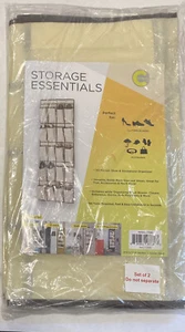 Organize City 20 Pocket Over The Door Shoe Rack Closet Organizer - 2 Pack - Picture 1 of 2
