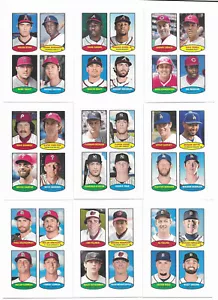 2023 Topps Heritage 1974 Topps Baseball Stamps Complete Set 20 Cards (80 Stamps) - Picture 1 of 1