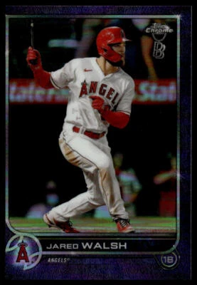 2022 Topps Chrome Ben Baller Edition Jared Walsh #24 Purple Refractor /42 QTY - Image 1 of 2
