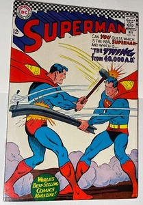 Superman #196 FN, 200 GD+, 1967, Raw Silver Age DC, unrestored, - Picture 1 of 12