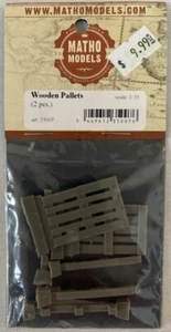 Matho Models #35007: 1/35 Scale Wooden Pallets (2 - plastic) - Picture 1 of 1