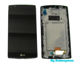 DISPLAY LCD+ TOUCH SCREEN LG G4 H815 +COVER CORNICE FRAME VETRO NERO SCHERMO - Foto 1 di 1