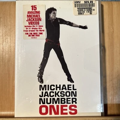 Michael Jackson Number Ones DVD 2003 Region 1,3,4,5,6 (S6.8) - Image 1 of 2