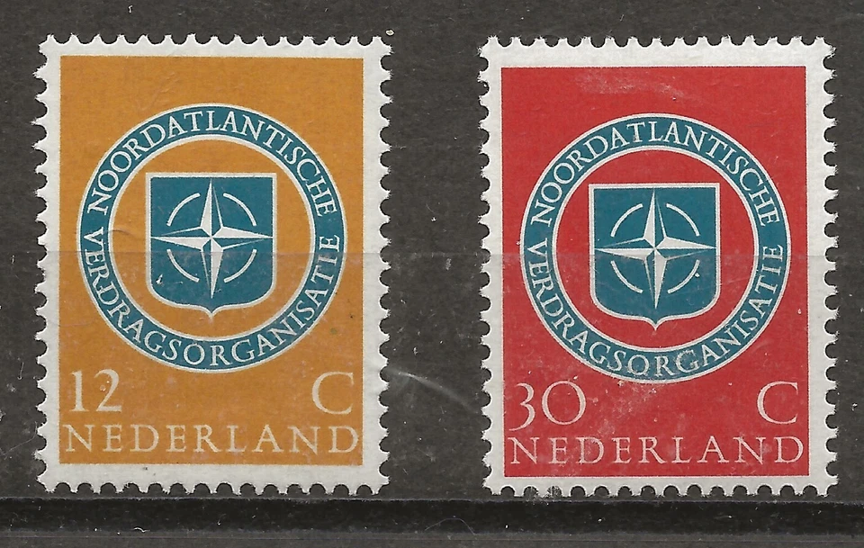 Netherlands Scott #377-78, Singles 1959 Complete Set FVF MNH - Image 1 of 1