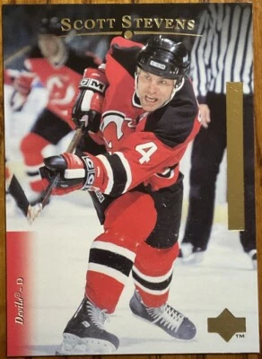 1995-96 Upper Deck Electric Ice Gold RARE Scott Stevens #482 New Jersey Devils - Image 1 of 3