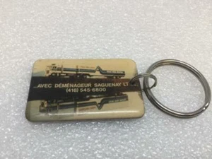 Vintage Promo Key Ring ATLAS VAN LINES Keychain DÉMÉNAGEUR SAGUENAY Porte-Clés - Picture 1 of 11