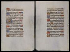 Light Up Handwriting on Parchment Sheet to A Stundenbuch Um 1500 (073)