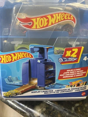 Estuche Lanzador de Exhibición Hot Wheels Incluye 2 Coches Soporta Hasta 6 Mattel Nuevo Foto 1 de 2