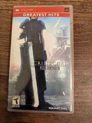 Crisis Core: Final Fantasy VII Sony PlayStation Portátil PSP con Estuche Manual Grieta Foto 1 de 4