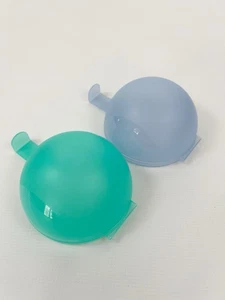 Juego de 2 Tupperware Forget Me Not Hanging Tomate Cebolla Guardianes Lg Azul Verde - Imagen 1 de 5