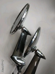 Original OEM 46-56 Chrome (Ford Truck) Side Mirrors With Mounts ~ Vintage Set! - Picture 1 of 23