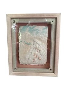 Pieza de arte enmarcada de colección Priscilla Wess Figi gráficos SW mujer papel fundido 3D - Imagen 1 de 8