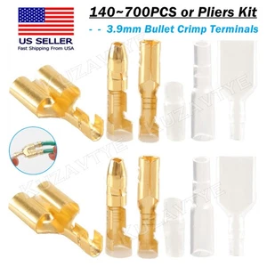 140/700X Motorrad Messing Kugel Terminal Stecker & Buchse Elektrische Drahtverbinder - Bild 1 von 33