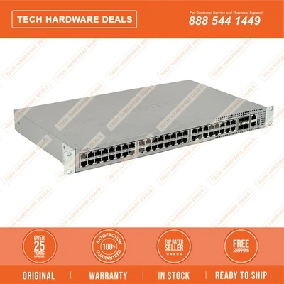 Switch de Porta DCS-7010T-48-R Arista 7010T-48 48x 1GbE RJ45 + 4x 1/10GbE SFP+ - Imagem 1 de 4