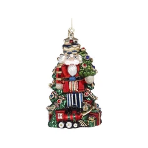 Mark Roberts 2021 Jeweled Nutcracker Ornaments 8" Red/Blue Christmas Decor - Picture 1 of 1