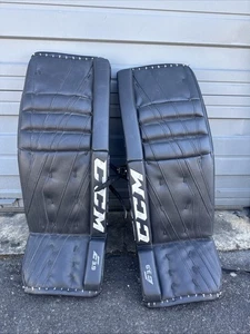 ***CCM ICE HOCKEY GOALIE PADS E3.9 SPEEDSKIN LEFEVRE 33+1*** - Picture 1 of 5