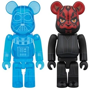 Bearbrick Darth Vader & Darth Maul Holographic Figure 2 Pack F/S w/Tracking# NEW - Picture 1 of 3