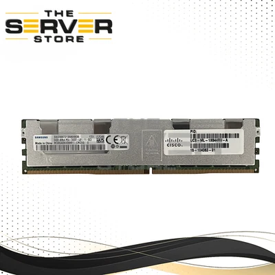 Cisco 64GB 4DRx4 DDR4-2400T PC4-19200 LRDIMM ECC Reg. Memory UCS-ML-1X644RV-A - Image 1 of 2