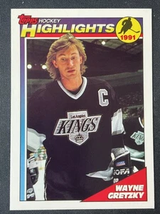 1991-92 Topps #524 Wayne Gretzky Los Angeles Kings come nuovo o migliore! - Foto 1 di 2