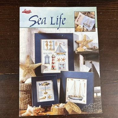 Libro de punto de cruz contado Lanarte "Sea Life" 21 páginas cartas de colores y fotos Foto 1 de 2