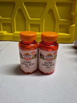 2x Sundown Clean Nutrition ácido alfa lipóico 600MG (120 comprimidos totais) - Imagem 1 de 2
