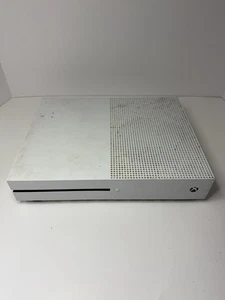 Microsoft Xbox One S blanche pour pièces à lire uniquement - voir photos ! - Photo 1/7