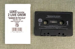 Luke & 2 Live Crew **CASSETTE SINGLE** Banned in the USA - Picture 1 of 1