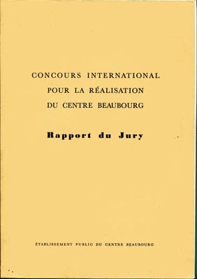Beaubourg – Centre Pompidou- Results of Architectural Design Competition 1971 - Image 1 of 4