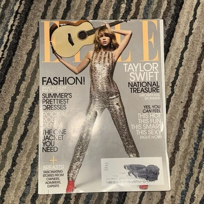 ELLE Magazine US Taylor Swift June 2015 Vintage American Fashion USA Foto 1 de 4