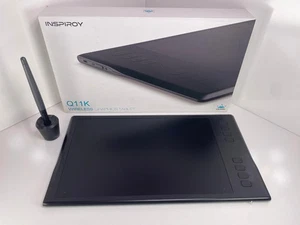 Huion Inspiroy Q11K Black 11" Screen Wireless Graphic Drawing Tablet - Faulty - Afbeelding 1 van 5