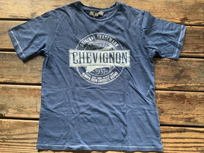 CHEVIGNON TSHIRT Vintage Kids Size 12y Light Blue - Imagen 1 de 4